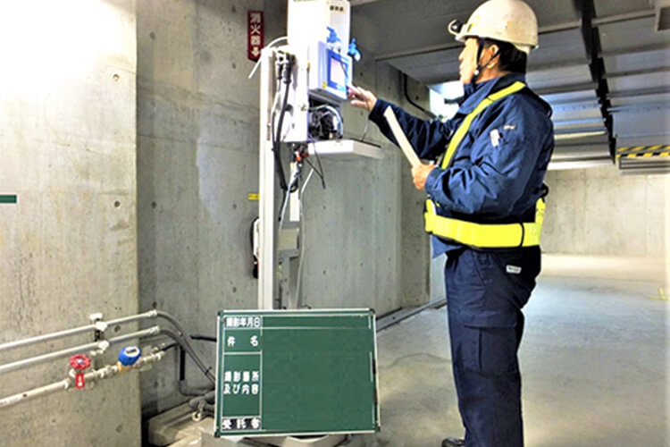 水道水インフラ設備の巡回点検